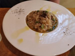 Brown rice risotto at Karakoma in Morioka