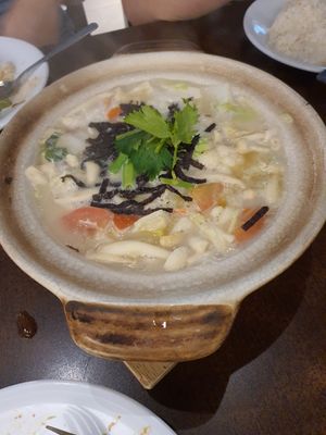 Signature Fish Soup at D'life 蔬食 - Beauty World in West Singapore