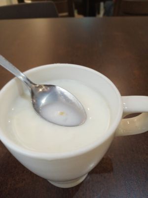 Almond milk at D'life 蔬食 - Beauty World in West Singapore