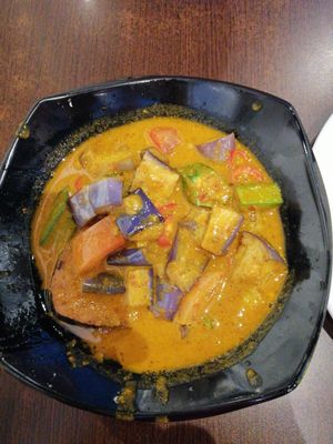 Nonya curry fish and rice at D'life 蔬食 - Beauty World in West Singapore