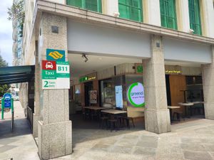 Located just beside taxi stand at Greendot - Bugis Junction  in Central Singapore