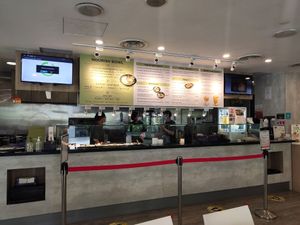 Cashier counter at Greendot - Bugis Junction  in Central Singapore