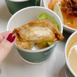 Gyoza close up at Greendot - Bugis Junction  in Central Singapore