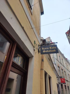 The shop at Karu Talu Šokolaad  in Tallinn