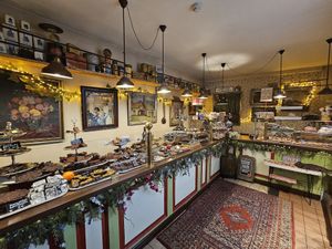 Beautiful interior at Karu Talu Šokolaad  in Tallinn