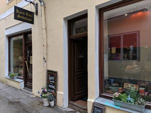 view from the street at Karu Talu Šokolaad  in Tallinn