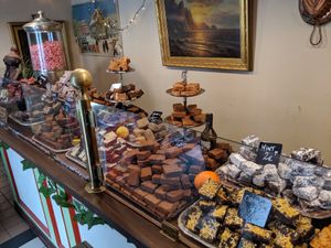 inside at Karu Talu Šokolaad  in Tallinn