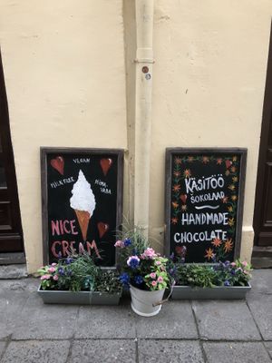 Everything is vegan and some are also gluten-free at Karu Talu Šokolaad  in Tallinn