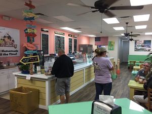 Serving Area at Cape Creamery in Cape Coral