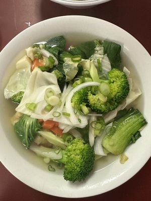 Vegan pho  at Pho Tien Thanh in Toronto