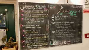 menu at Graça 77 in Lisbon