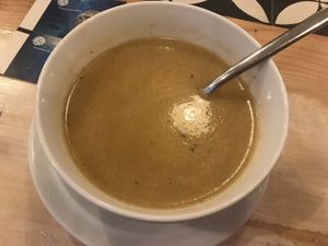 Gaspacho com melancia  at Graça 77 in Lisbon