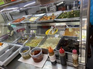 Lunch mixed vegetables  at Jia Le Yuan Vegetarian in Central Singapore
