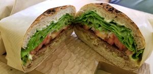 Moomoo burger at Moomoo Burger & Smoothie in Busan