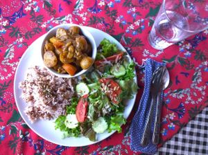 massaman curry  at Little Good Things in Mae Hong Son