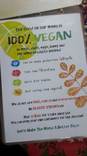 Menu 1 at Little Good Things in Mae Hong Son