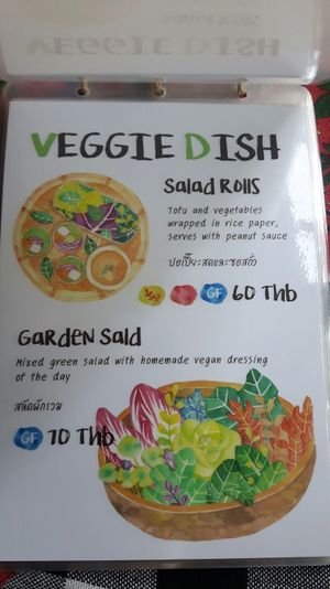 Menu 5 at Little Good Things in Mae Hong Son