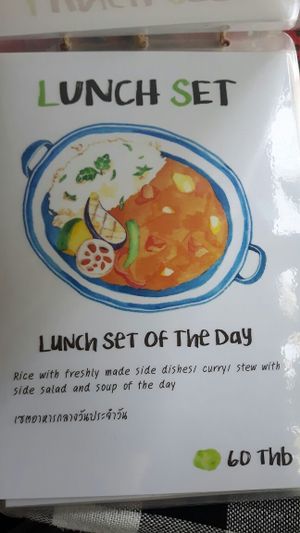 Menu 7 at Little Good Things in Mae Hong Son