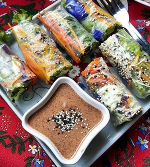 Spring Rolls at Little Good Things in Mae Hong Son