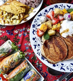 Vegan Feast at Little Good Things in Mae Hong Son