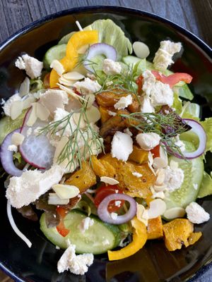 Pumpkin Salad at Little Good Things in Mae Hong Son