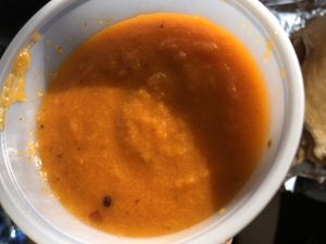 Tomato sauce , cold, vegan  at Chennai Dosa in Hicksville