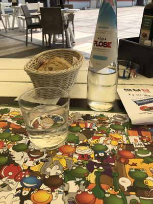 Table at Il Giardino delle Rane in Garda