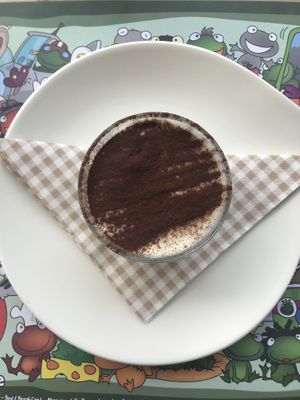 Best vegan tiramisu around the lake! at Il Giardino delle Rane in Garda