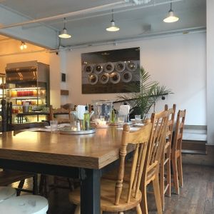 Birona Hummus Bar at Birona Hummus Bar in Montreal