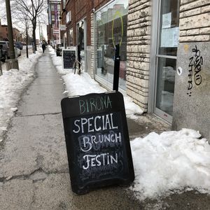 Birona Hummus Bar at Birona Hummus Bar in Montreal
