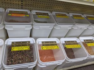 Bulk bins at Marché Branche d'Olivier -  Le Plateau in Montreal