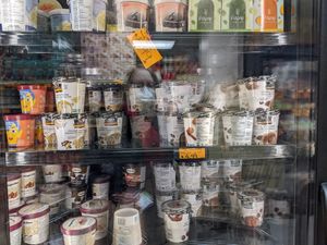 Vegan ice cream at a good price at Segal's Market in Montreal