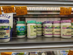 Vegenaise (not much vegan cheese though) at Segal's Market in Montreal