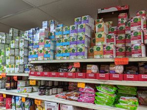 Best range of Traditional Medicinals teas I've ever seen in a grocery store. at Segal's Market in Montreal