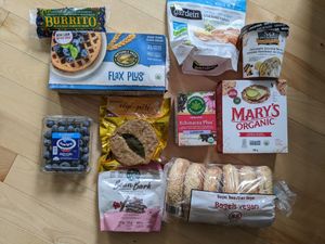 My haul (Dec. 2021) at Segal's Market in Montreal