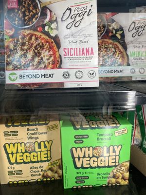 Frozen section  at Segal's Market in Montreal