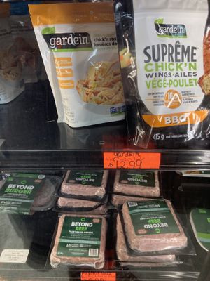 Frozen section  at Segal's Market in Montreal