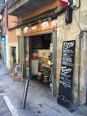 Outside  at La Mezcla in Barcelona