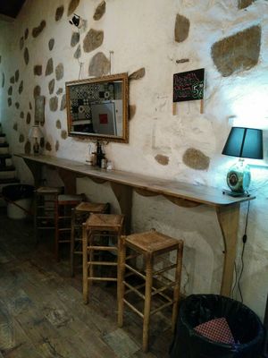 Seating at La Mezcla in Barcelona