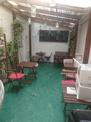 Backyard at Vital Cafe & Bistro  in Gyor