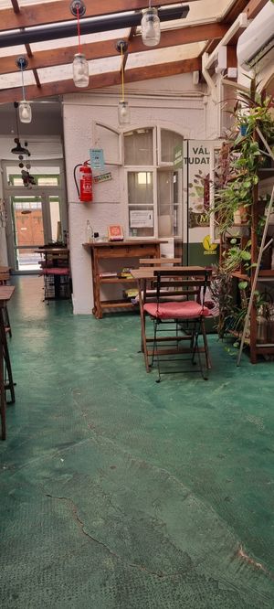 The garden room. at Vital Cafe & Bistro  in Gyor