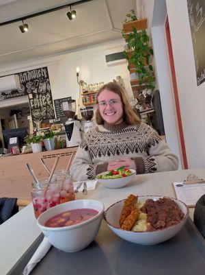 Feeling good about the vegan options in Györ at Vital Cafe & Bistro  in Gyor