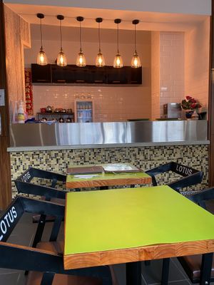 . at Lotus Vegan Cuisine in Glasgow