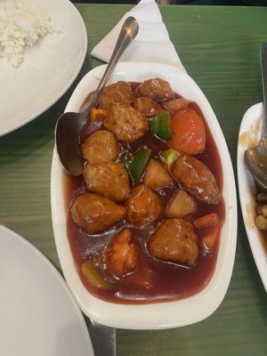 Sweet and sour at Lotus Vegan Cuisine in Glasgow