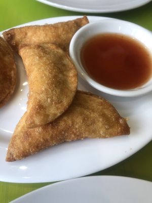 Dumplings  at Lotus Vegan Cuisine in Glasgow