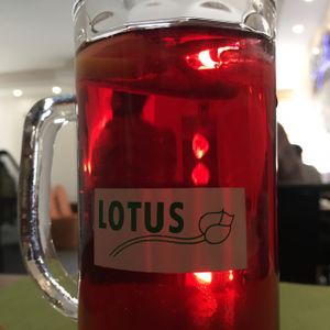 Cranberry and raspberry at Lotus Vegan Cuisine in Glasgow