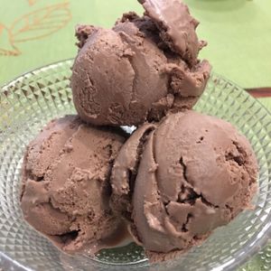 Tasty tasty ice cream! at Lotus Vegan Cuisine in Glasgow