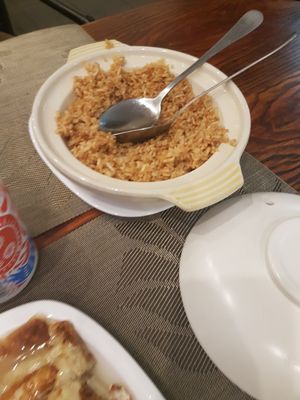 fried rice at Lotus Vegan Cuisine in Glasgow