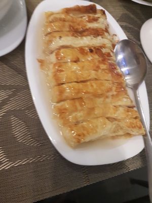 lemon duck at Lotus Vegan Cuisine in Glasgow