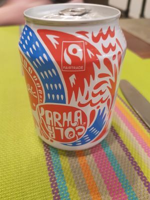 karma cola  at Lotus Vegan Cuisine in Glasgow